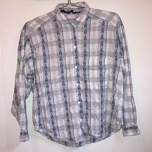 Vintage Plaid Button Down Shirt